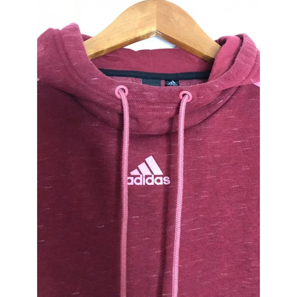 Adidas Women's Maroon Pink Pullover Women's Large Sweater